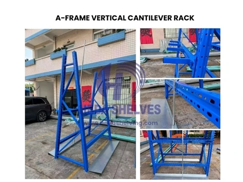 Estanterías verticales con estructura A-personalizadas para acero en Chequia